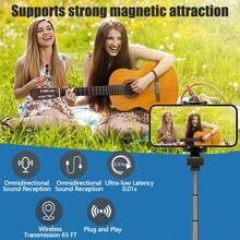 New Live Noise Cancellation Mini Tie Clip Microphone Portable Wireless Lavalier Microphone Compatible With Iphone And Android Phone - YJH-k3 - View 6