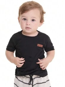 Kit Of 3 Short Sleeve T-Shirts For Baby Boys, Basic, Plain, Sizes 2 To 12 - Nhiều màu - Xem 10