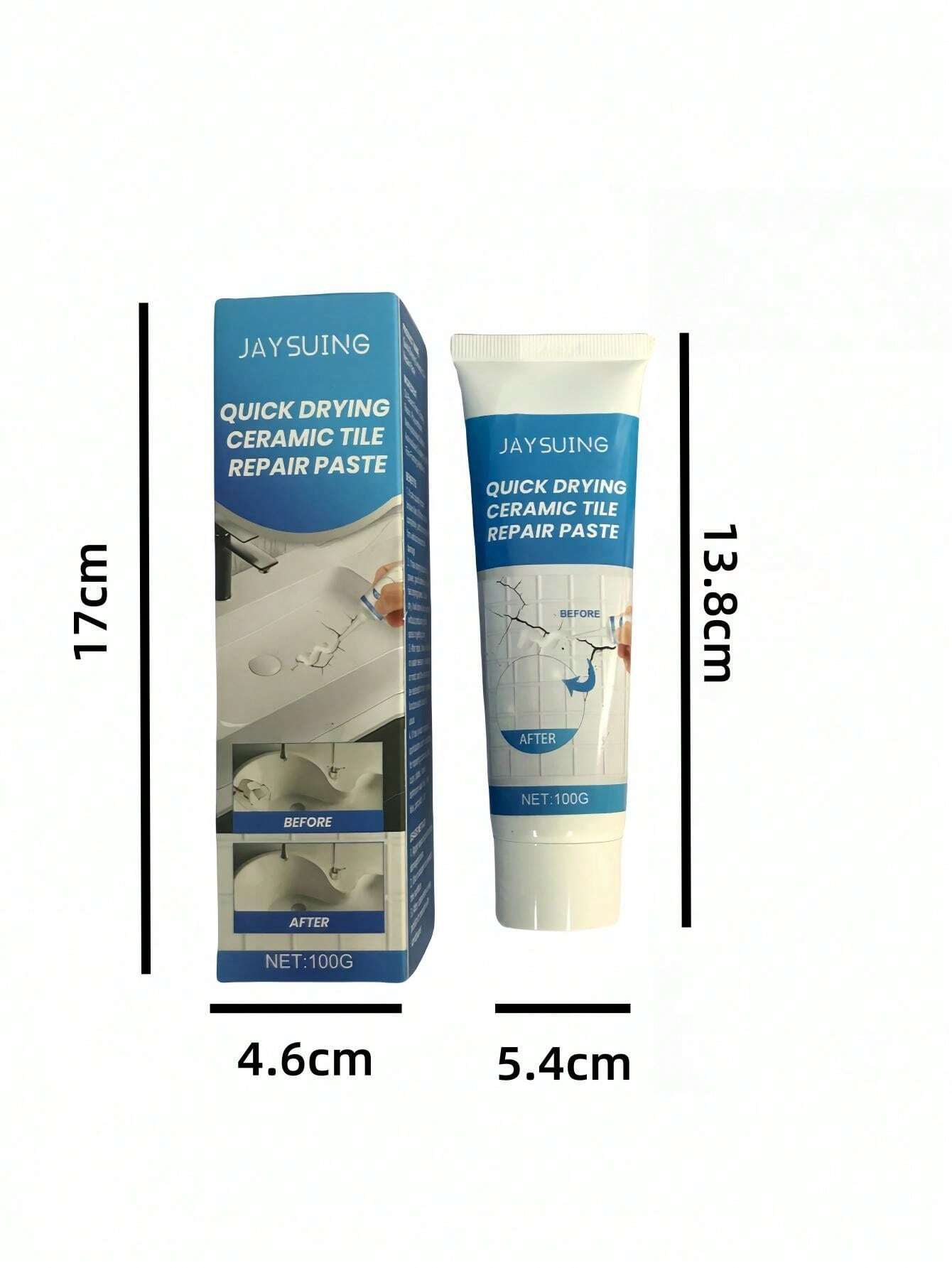 Ceramic Tile Repair Adhesive - For Bathtub, Marble, Furniture, Floor