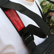 Tactical Inspired Sports Utility Chest Pack. Chest Bag For Men With Built-In Phone Holder. This EDC Rig Pouch Vest Is Perfect For Workouts, Cycling & Hiking - Black - View 8