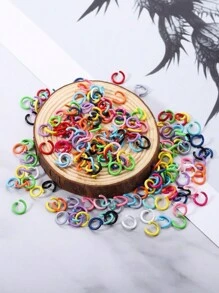 200 Stücke bunte Zinklegierung offene Sprengringe, geeignet für Halsketten, Armbänder, Schmuckverbindungen