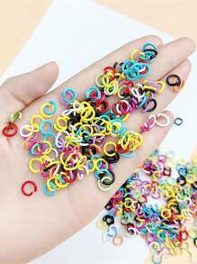 200 Stücke bunte Zinklegierung offene Sprengringe, geeignet für Halsketten, Armbänder, Schmuckverbindungen