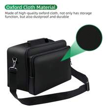 Shockproof Nylon Carrying Case For X-Box Series X Game Console, Protective Travel Bag For XSX Controllers - Black - View 3