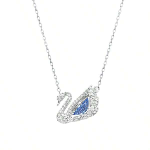 Swarovski Edición limitada del 125º aniversario Collar de cisne danzante con purpurina 5533397