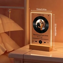 Khung ảnh cặp đôi được cá nhân hóa - Tấm Acrylic Quà tặng tùy chỉnh cho cặp đôi Hình nền du lịch - Món quà hoàn hảo cho kỳ nghỉ lễ! - Nhiều màu - Xem 2