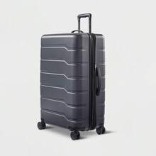 Open Story Hardside Large Checked Luggage Hardshell Spinner Suitcase, Gray - 1 - 查看 1