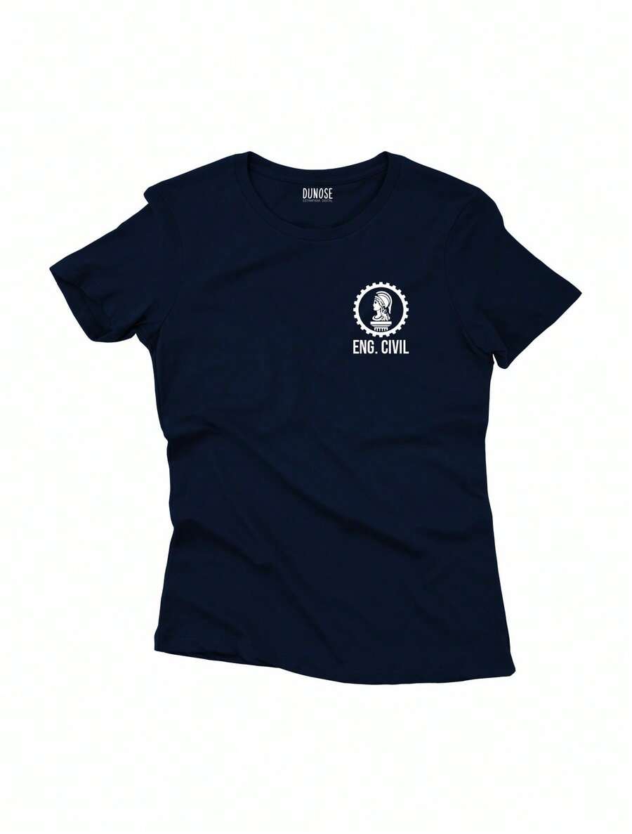 Women's Shirt Civil Engineering Profession Course Fac 119 - 藍色 - 查看 1