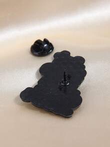 1枚时尚迷人的“Bif”字母珐琅胸针，适合别在背包和衣服上，独特的女士翻领别针 - 彩色 - 查看 2