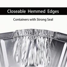 50pcs 3-Inch Aluminum Foil Square Mini Pie Tart Pan/Disposable Baking Tartlet Molds With Plastic Lids, Suitable For Baking Tarts, Quiche, And Other Kitchen Accessories, Baking Supplies