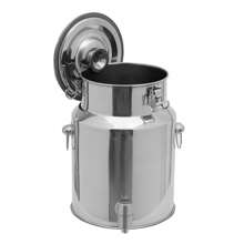 2.64 Gal 10L Beverage Dispenser W/ Spigot Beverage Carrier 304 Stainless Steel - Silver - View 2