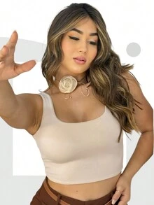 PROMOTION CROPPED THAISE REGATA SUPLEX More Women's Clothing Fashion Women's Luxury Croped Blogger Corselet Gringa Sexy Black  White Sensual Pink Cheap Promotion Evangelical Kit Kits Winter Cold Plus Size Beach Stones Shine Rhinestones Shiny Blouse Blouses Blousesinha Blouses - White - View 7