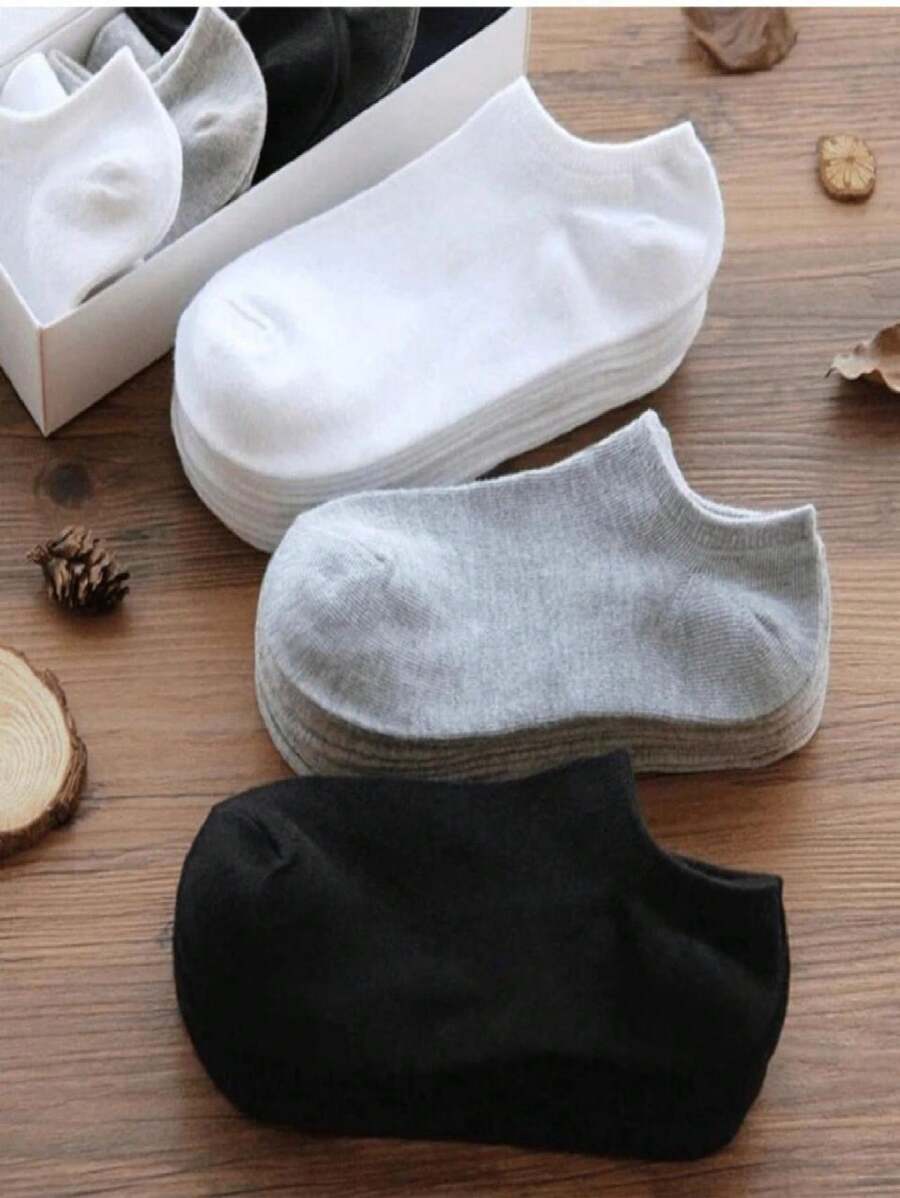 Kit 18 Pairs Of Socks Non-Sweat Anti-Allergenic Comfortable And Soft Unisex - Multicolor - View 1