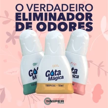 Bathroom Air Freshener And Odor Blocker 2 Units Eucalyptus/Tropical/Lady Magic Drop - Baby Pink - View 8