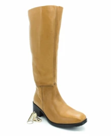 Perlatto Women's Boot LIE004-B1005 - Brown - 鏽棕色 - 查看 1