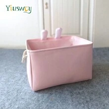 Yiuswoy Coș de depozitare din material textil îngroșat, organizator de jucării, design drăguț cu iepure și unicorn strălucitor, cutie de depozitare pliabilă pentru haine, jucării, cărți, decorațiuni interioare, coș cadou de Ziua Îndrăgostiților, coș, baie, coș cadou, coș, coșuri, cutie, coș alb, korb, cadou, coș de depozitare, coș ieftin, coș drăguț pentru cadouri, coș tricotat, organizator de coșuri, coș cadou pentru femei, coș de rufe negru - Multicolor - Vizualizare 7