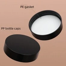 1 个 50 毫升透明罐带黑色盖子，面膜和化妆品广口瓶，面霜和护手霜可再填充容器 - 彩色 - 查看 7