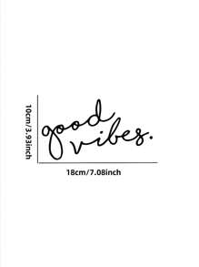 1 pieza Adhesivo para coche con estampado de letra - Negro - Ver 4