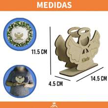 Servilleteros de Bautizo 12 piezas fiesta Bautism recuerdos para fiesta - Beis - Ver 2