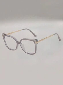 Lunettes de vue vintage pour femmes - Cadres multicolores haut de gamme, verres carrés en PC, lunettes de mode pour un usage quotidien