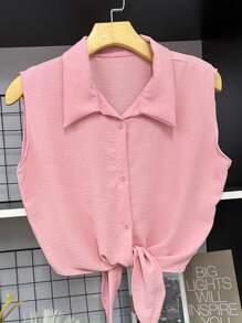 Women's Dune Blouse - Pastel Pink - View 2
