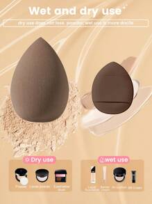 55PCS Makeup Tools Set Including:1pc Multi-Functional Zipper Toiletry And Cosmetic Bag Waterproof+30pcs Makeup Brush Sets+5PCS Makeup Sponge+5PCS Mini Makeup Sponges+5PCS Triangle Powder Puffs+5PCS Mini Air Cushion Powder Puffs+1pc Hairband+2PCS Hand Bowl Strap+1pc Makeup Brush Cleaning Tools,Brush Set,Makeup Brush Kit,Make Up Brush Set,Make Up Set Complete,Makeup Brush Set,Complete Makeup Kit,Brush Kit,Brushes Makeup Set,Makeup Gift Set,Set - Multicolor - View 7