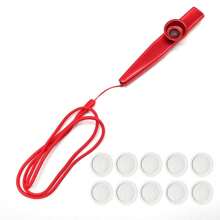 Sáo hợp kim nhôm Kazoo + 10 miếng phim sáo + dây đeo cho bàn phím piano tiệc tùng Bộ 1 món Good Companion, Kazoo nhỏ và nhẹ, bạn có thể bỏ vào túi và mang theo bên mình. Nhạc cụ Kazoo 4,8 X 0,7 inch, là quà tặng Giáng sinh, quà tặng sinh nhật, quà tặng ngày lễ tình nhân cho bạn bè, đồng nghiệp. - Nhiều màu - Xem 11