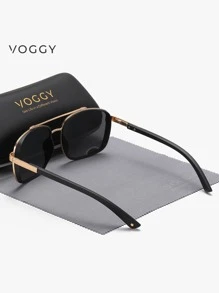 Kính râm VOGGY thời trang tối giản phong cách retro, bản lề lò xo TR bằng kim loại, phân cực, chống tia UV400, phù hợp cho cả nam và nữ, thích hợp cho thể thao, lái xe, hoạt động ngoài trời, đạp xe, câu cá, kỳ nghỉ, du lịch, tiệc tùng, trang trí, quà tặng. - Nhiều màu - Xem 3