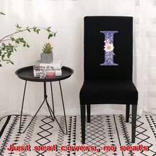 Capas para cadeiras Capas elásticas antiderrapantes universais Capas elásticas para assentos de cadeiras Capas removíveis e laváveis, capas para assentos de cadeiras de cozinha Protetores adequados para salas de jantar Salas de estar, restaurantes, escritórios, hotéis, organizadores de banquetes Armazenamento Bolsa de armazenamento Organização