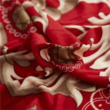 1 husă de canapea elastică din mătase lapte, cu imprimeu floral vintage și frunze, pentru canapea, potrivită pentru animale de companie, pentru toate anotimpurile, pentru dormitor, birou, sufragerie, decor pentru casă, moale și respirabilă, față de pernă gratuită (insertul de pernă nu este inclus)