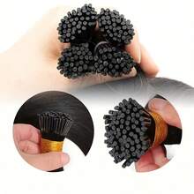 Body Wave Micro Loop Human Hair Extensions Healthy End Micro Link Micro Ring 50pcs Keratin Capsule Body Wave Natural Hair - Natural Black - View 5
