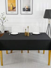 1 件长方形桌布 - 适用于自助餐桌、节日派对、晚宴、婚礼和婴儿洗礼、家居装饰、防水桌布、布艺桌布 - 长方形桌布