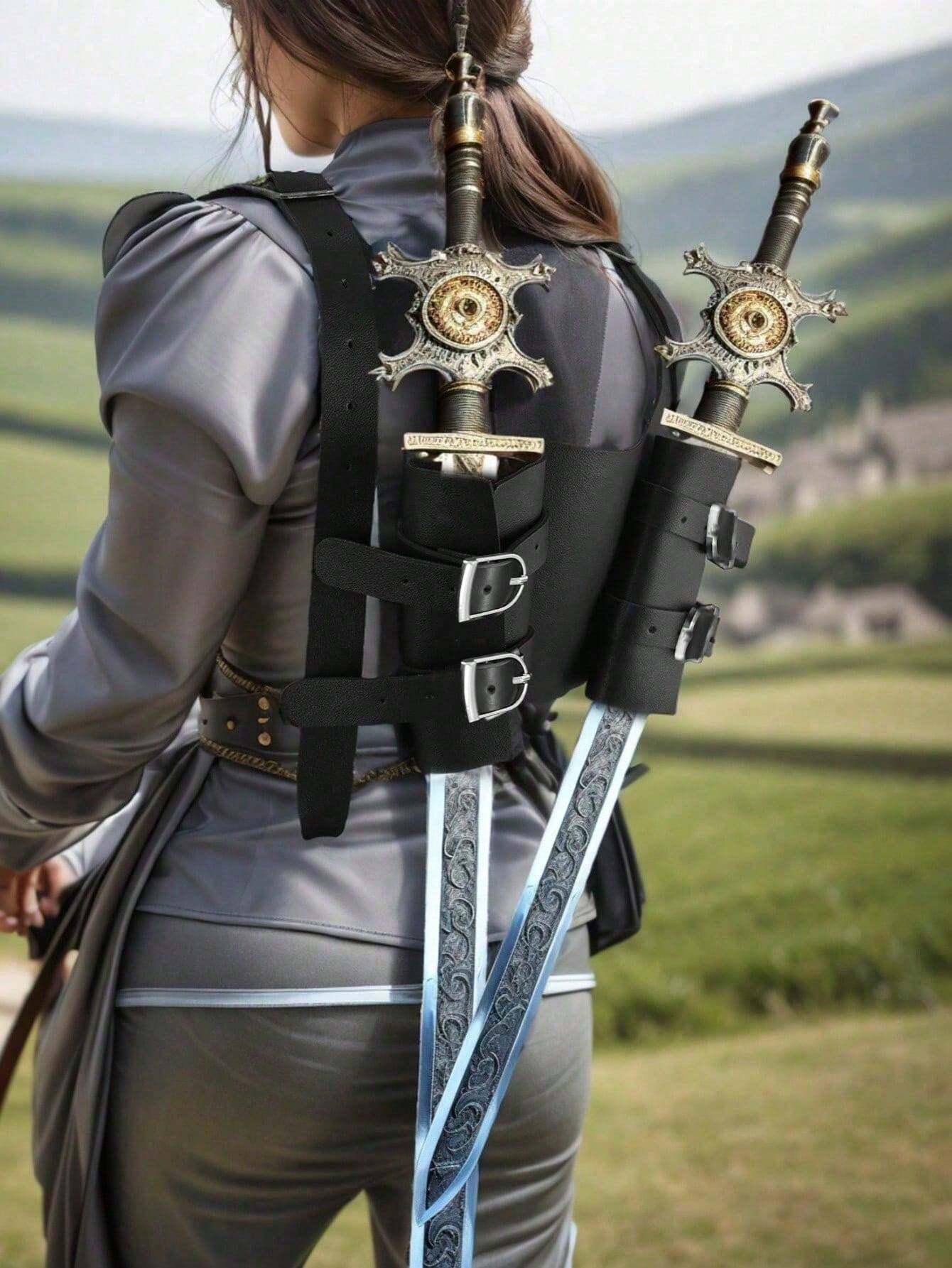 Medieval Knight's Sword Bag Sword Carry Case Back Strap Renaissance