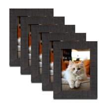 1 pièce Cadre photo en bois rustique, style campagnard, design vintage, convient pour la maison, le salon, la chambre, le bureau ou le montage mural, cadeau de rentrée scolaire