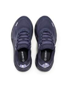 Women Fashion Sneakers Midsole Anti-Slip Comfortable Causal Walking Running Tennis Athletic Gym Workout Shoes With 3M Reflective Strips - Bụi tím - Xem 8