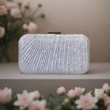 Túi xách trang trí đính đá Rhinestone nhẹ, thiết kế dây rút nhỏ, túi trong suốt thời trang, túi buổi tối bằng ngọc trai, túi ăn tối quyến rũ, thanh lịch, tinh tế, sang trọng, yên tĩnh, đính đá Rhinestone cho cô gái tiệc tùng, phụ nữ, cô dâu hoàn hảo cho tiệc tùng, tiệc tối/tiệc tùng, váy dự tiệc Giáng sinh, hoàn toàn phù hợp với trang phục năm mới, hoàn toàn phù hợp với váy dự tiệc cho phụ nữ - Nhiều màu - Xem 4