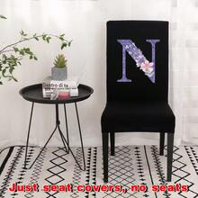 Capas para cadeiras Capas elásticas antiderrapantes universais Capas elásticas para assentos de cadeiras Capas removíveis e laváveis, capas para assentos de cadeiras de cozinha Protetores adequados para salas de jantar Salas de estar, restaurantes, escritórios, hotéis, organizadores de banquetes Armazenamento Bolsa de armazenamento Organização