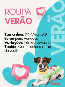 Printed Pet Clothes For Men Summer Pajamas Dog And Cat Clothes Cape - Nhiều màu - Xem 6