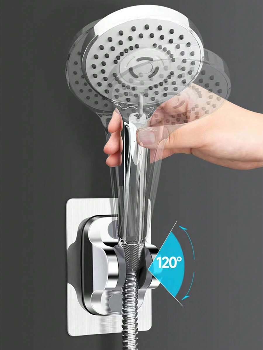 2 chiếc, Giá đỡ vòi sen không thủng Giá đỡ có thể điều chỉnh Giá đỡ vòi sen có thể điều chỉnh nhiều tốc độ Đế cố định - Nhiều màu - Xem 1