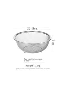 Multi-Style 304 Edelstahl Gemüse Waschbecken, Abtropfkorb, Sieb, Reisewäsche Sieb, Filterschüssel, Multifunktional