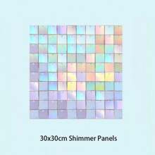 3x6FT Shimmer Wall Backdrop Sequin Panels 18 Packs-Sparkly Backdrop Metallic Tnsel Backdrop,For Bridal Shower Birthday Backdgrounds Advertising Rainbow Silver Ceremony Wedding Parties Panel Engagement Decorations