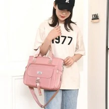 1 szt. Duża pojemność, gruba, izolowana torba piknikowa, przenośna torba termiczna, wielofunkcyjna torba na lunch do użytku na zewnątrz, świetny prezent do domu, na kemping, w podróż, do biura, do szkoły, na Boże Narodzenie, na Halloween, do organizera