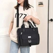 1 szt. Duża pojemność, gruba, izolowana torba piknikowa, przenośna torba termiczna, wielofunkcyjna torba na lunch do użytku na zewnątrz, świetny prezent do domu, na kemping, w podróż, do biura, do szkoły, na Boże Narodzenie, na Halloween, do organizera