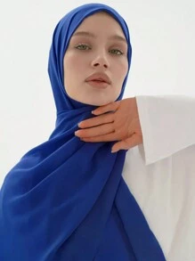 1 boîte 5 pièces foulards en chiffon de couleur unie + 2 pièces pinces à cheveux, ensemble de foulards, turbans pour le port casual quotidien, ensemble de foulards légers et respirants, boîte cadeau, cadeau de vacances