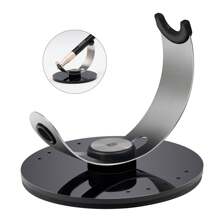 MelodySusie Nail Drill Holder, Nail Drill Pen & Bits Stand,10 Holes Acrylic Nail Drill Bits Holder, Professional Nail Drill Organizer PC120I,PC120B,PC180F,PC180E,PC150C,PC120B,PM170F,Christmas Gifts - 黑色 - 查看 1