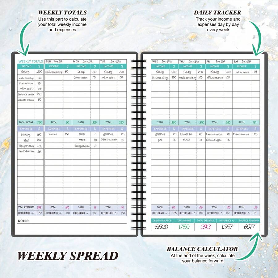 And Expense Tracker Notebook For Better Money Management