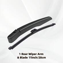 Replacement For Escape 2013-2017/ Explorer 2011-2018/ Lincoln MKX 2016-2018, Rear Windshield Wiper Arm Blade Set - Easy Installation