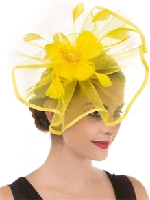 1 件女士迷人帽子 精美茶会帽子 2024 优雅 1950 年代肯塔基德比帽子 羽毛发夹 新娘婚礼派对 鸟笼面纱头饰 花朵 1920 年代赛马头饰 复古布里奇顿软呢帽 贝雷帽 50 年代服装帽子 黑色葬礼面纱 1940 年代礼服 维多利亚帽 药盒帽 女士配饰 女孩生日 母亲节 万圣节 圣诞节礼物 - 彩色 - 查看 5