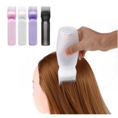Salon Hair Oil Applicator Bottle, Professional Hair Dye Brush Bottle, Hair Salon Hair Dye Supplies, Hair Clips, Hair Accessories