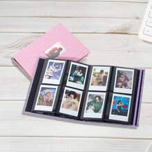 3 Inch Mini Photo Album, Small Picture Book With Pockets For 208 Photos, Decorative Linen Photo Album For Business Cards, Stamps, Ticketstravel Accessories Travel Essentials Car Accessories Outdoor Accessories Air Plane Case Useful Things Summer Essentials Office Accessories - Multicolor - View 8