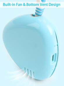 Portable Toothbrush Cleaner Case Rechargeable Toothbrush Sanitizer Cover With U V-C Light, Travel Toothbrush Holder - Blue - View 5